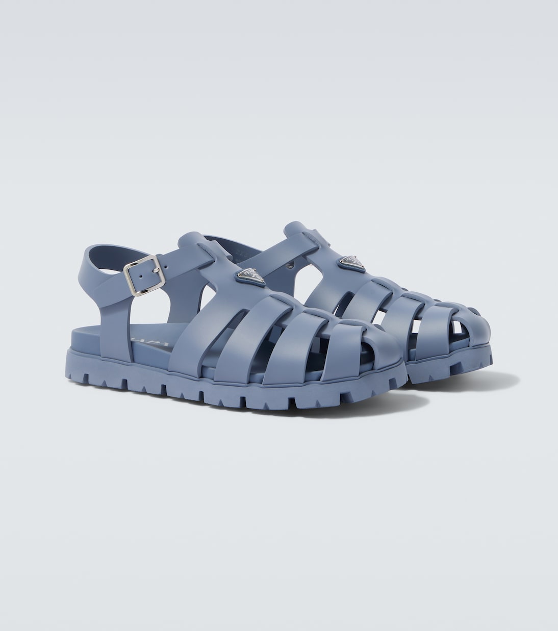Sandali con logo | Prada