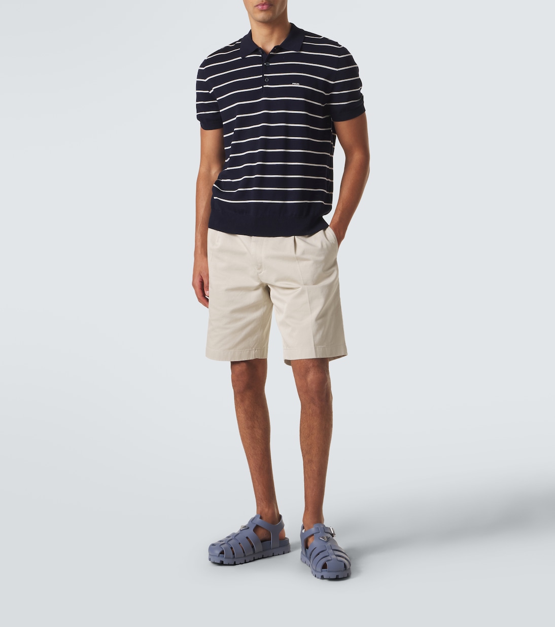 Sandali con logo | Prada