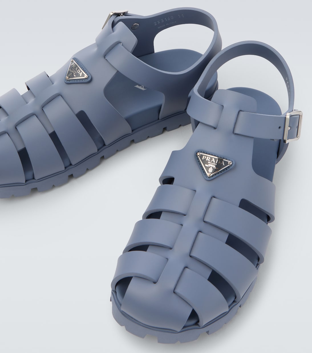Sandali con logo | Prada