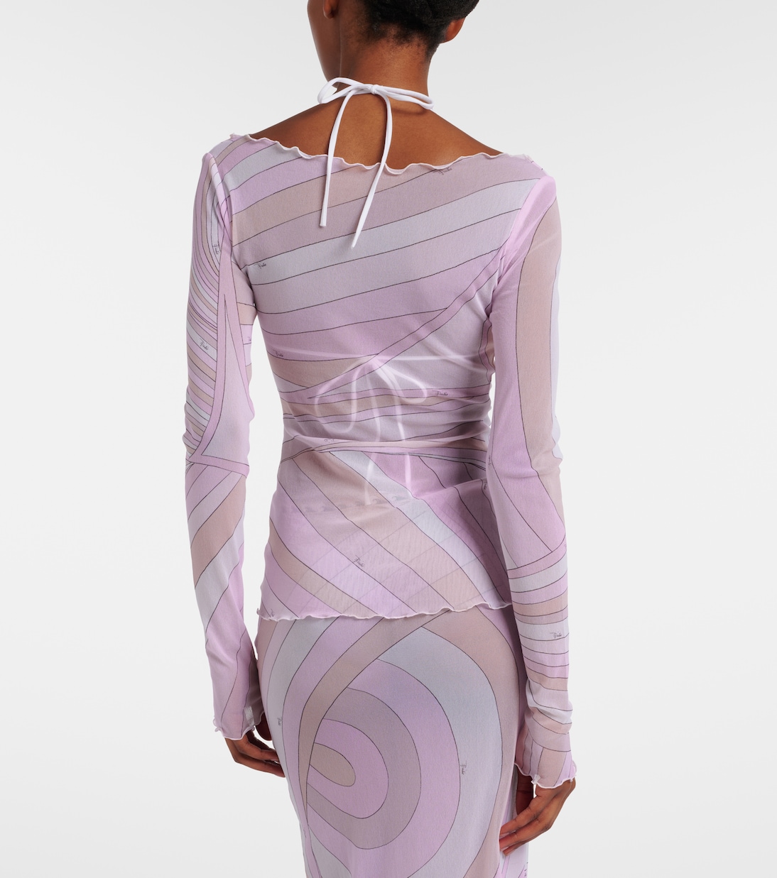 Iride tulle top | Pucci