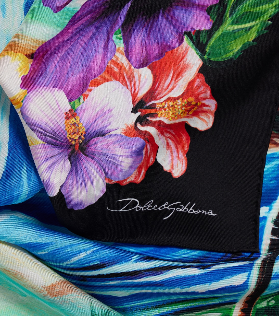 Printed silk twill scarf | Dolce&Gabbana