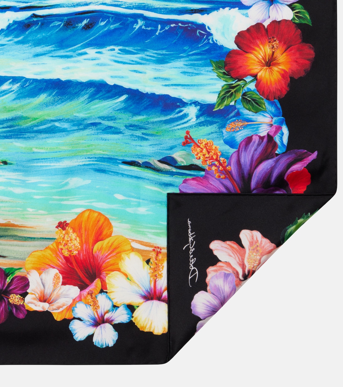 Printed silk twill scarf | Dolce&Gabbana
