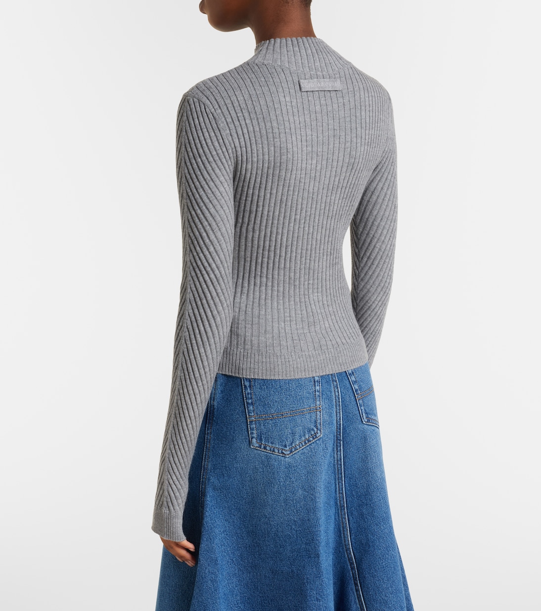 Georgia ribbed-knit wool top | Victoria Beckham