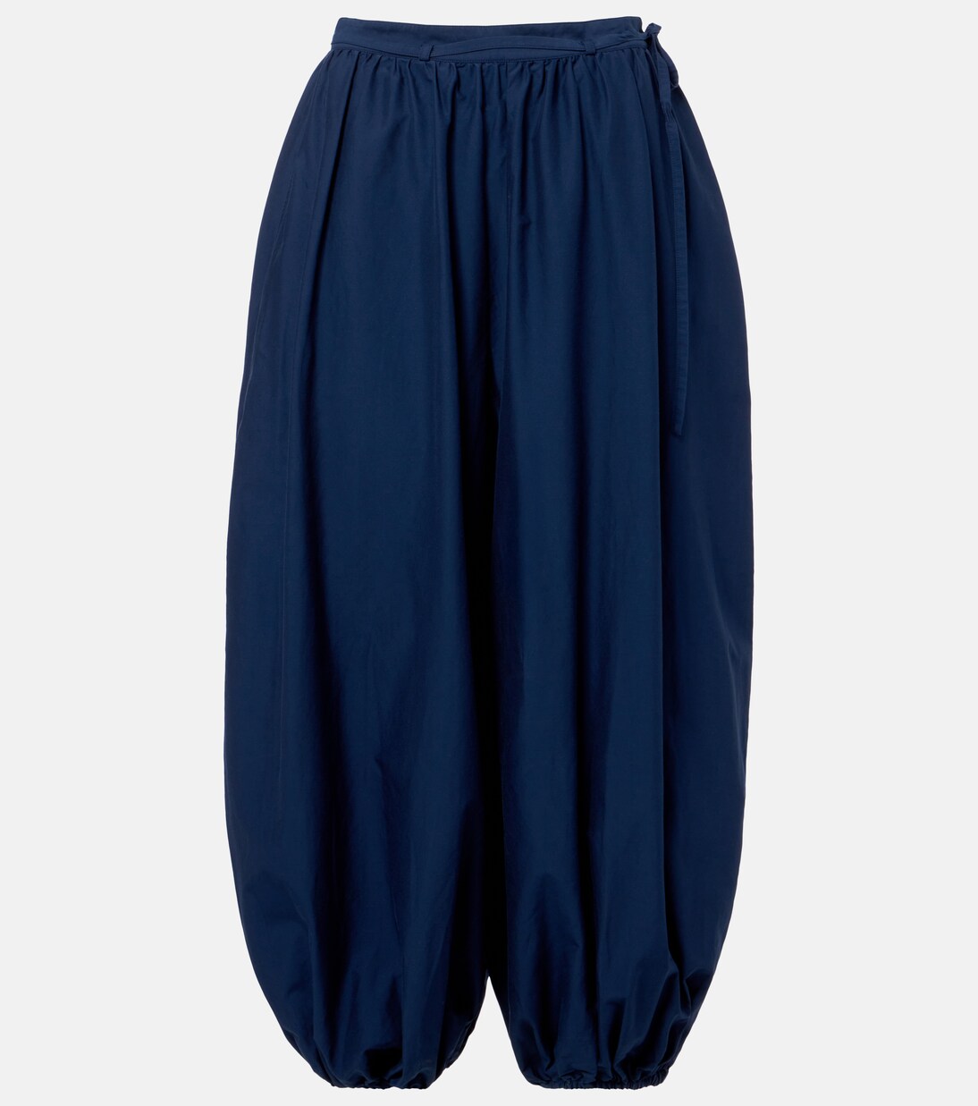 Belted cotton and silk balloon pants | Polo Ralph Lauren