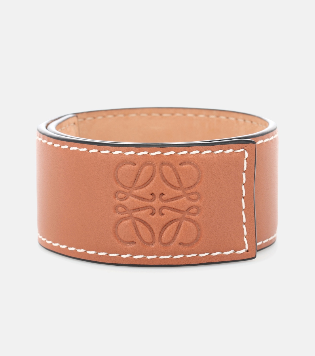 Bracelet Anagram en cuir embossé | Loewe