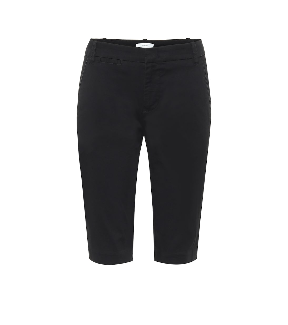 Mid-rise cotton Bermuda shorts | Vince