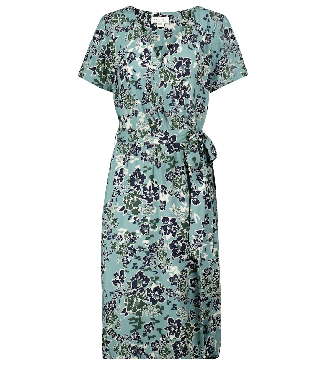 Robe portefeuille Rona à fleurs | Velvet