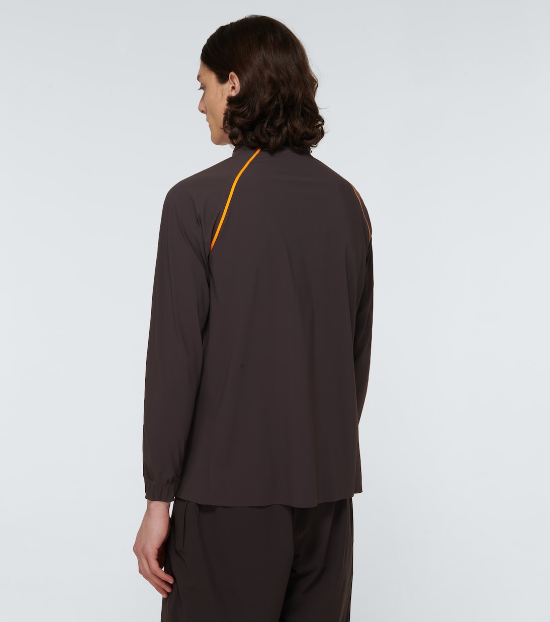 Taped Ultrasound long-sleeved polo | GR10K