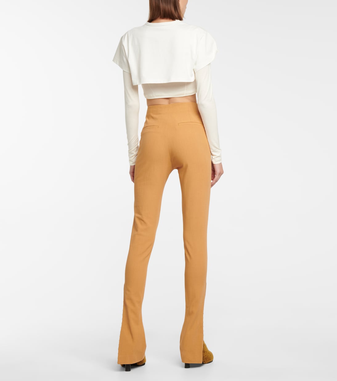 High-Rise-Schlaghose Le Pantalon Obiou | Jacquemus