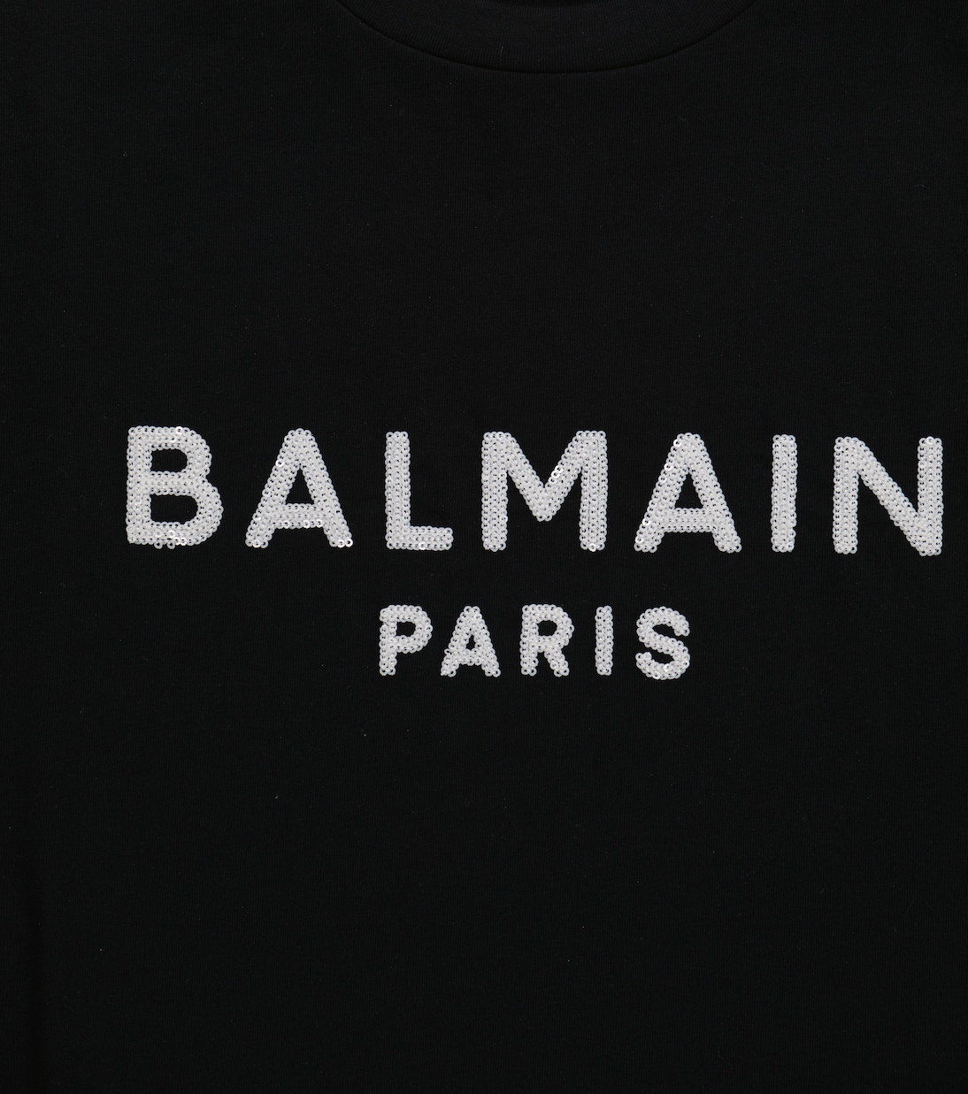 Robe t-shirt en coton à logo | Balmain Kids