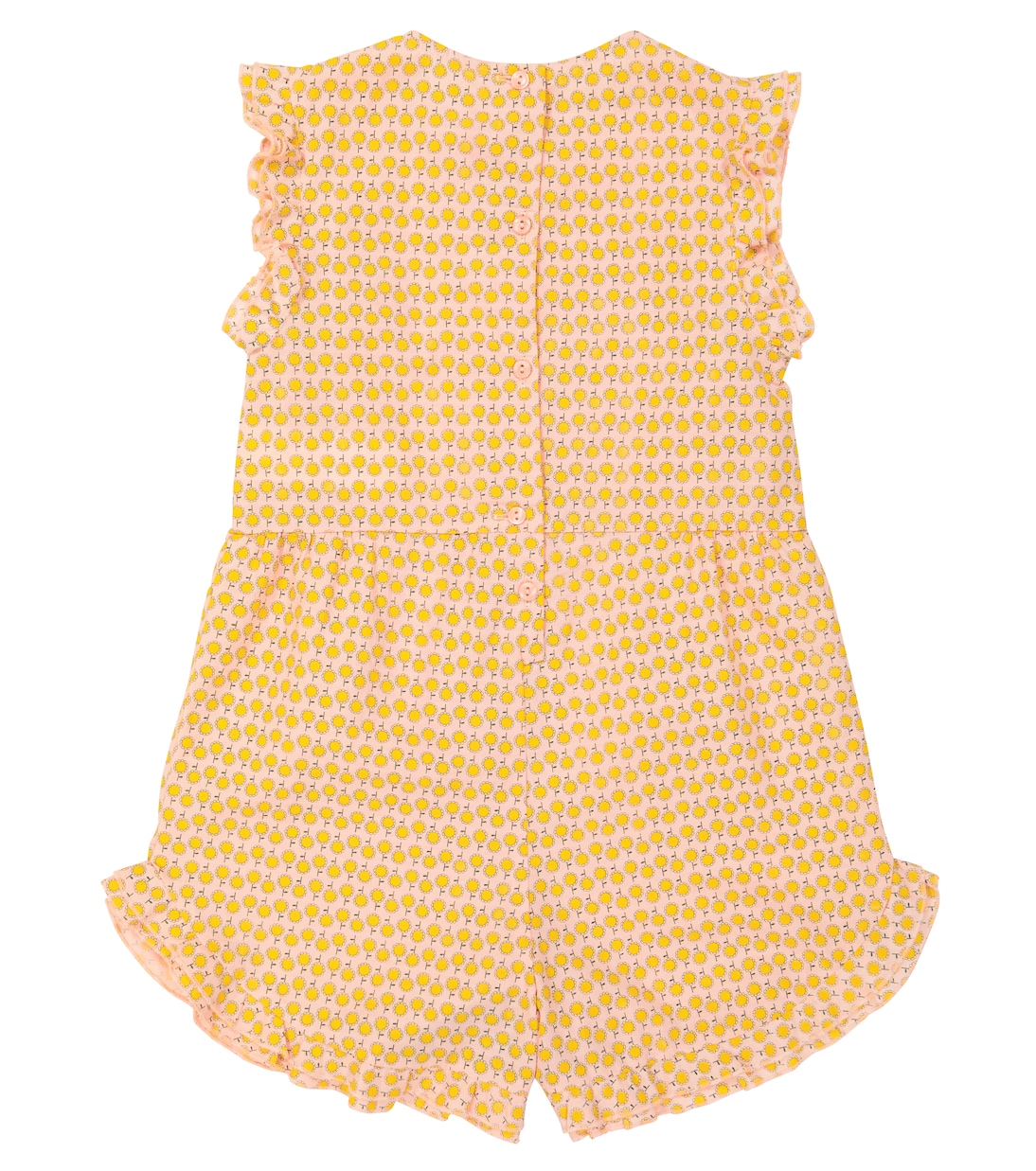 Squirrel printed cotton romper | The Animals Observatory