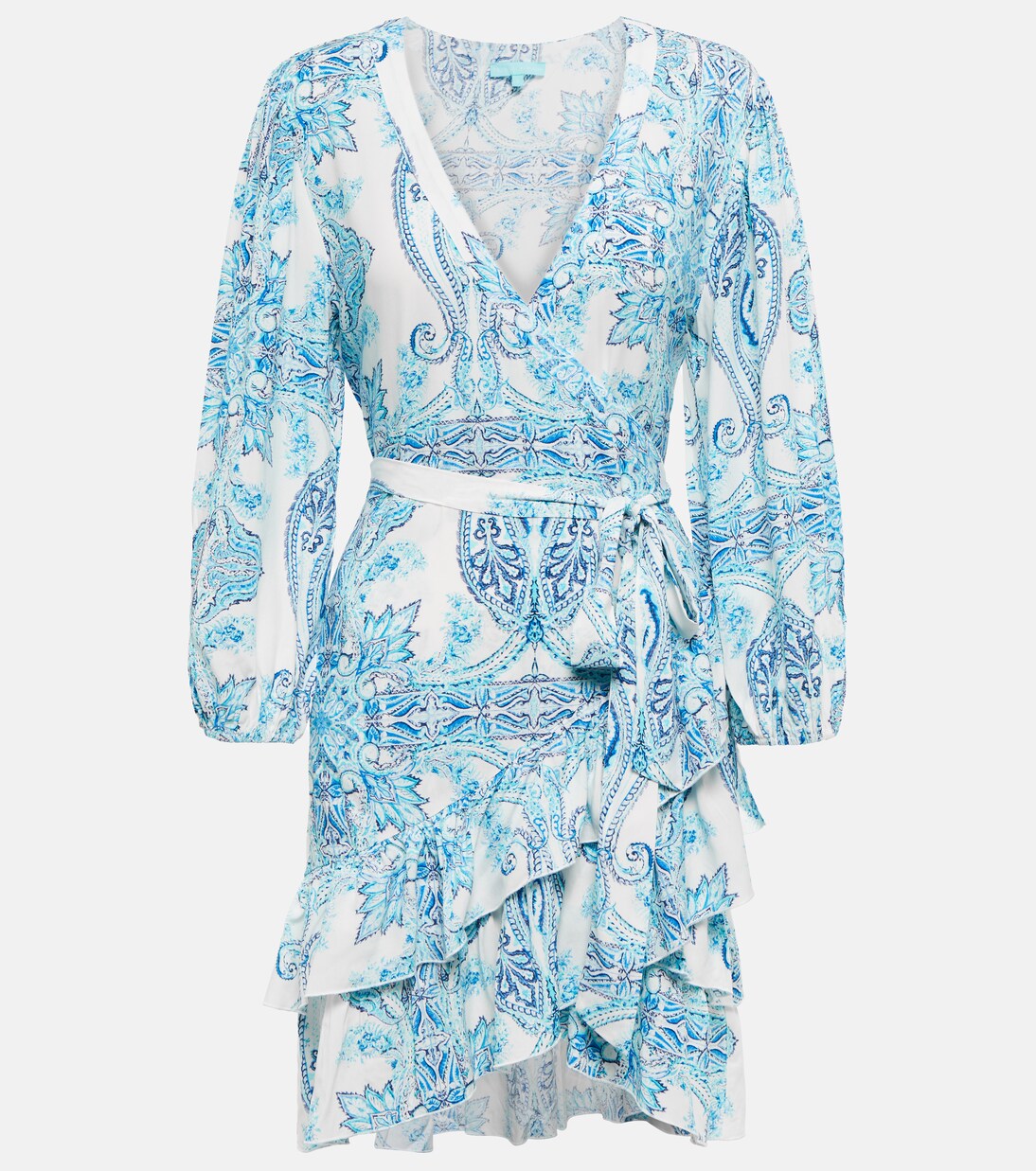 Robe portefeuille midi Tulip imprimée | Melissa Odabash