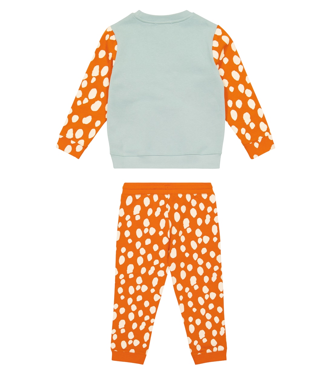 Printed cotton sweatshirt and sweatpants set | Stella McCartney Kids
