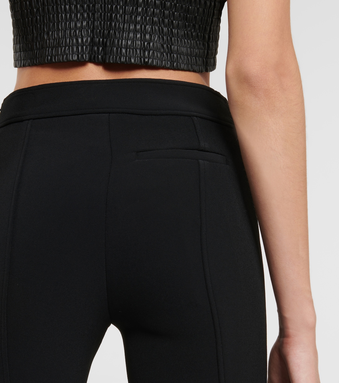 High-rise crêpe slim pants | Proenza Schouler