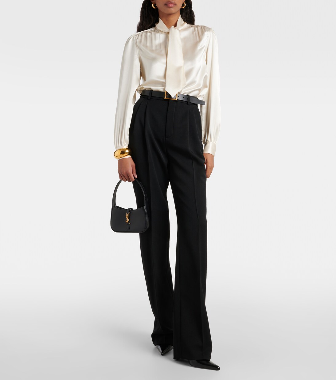 Le 5 à 7 Mini leather shoulder bag | Saint Laurent