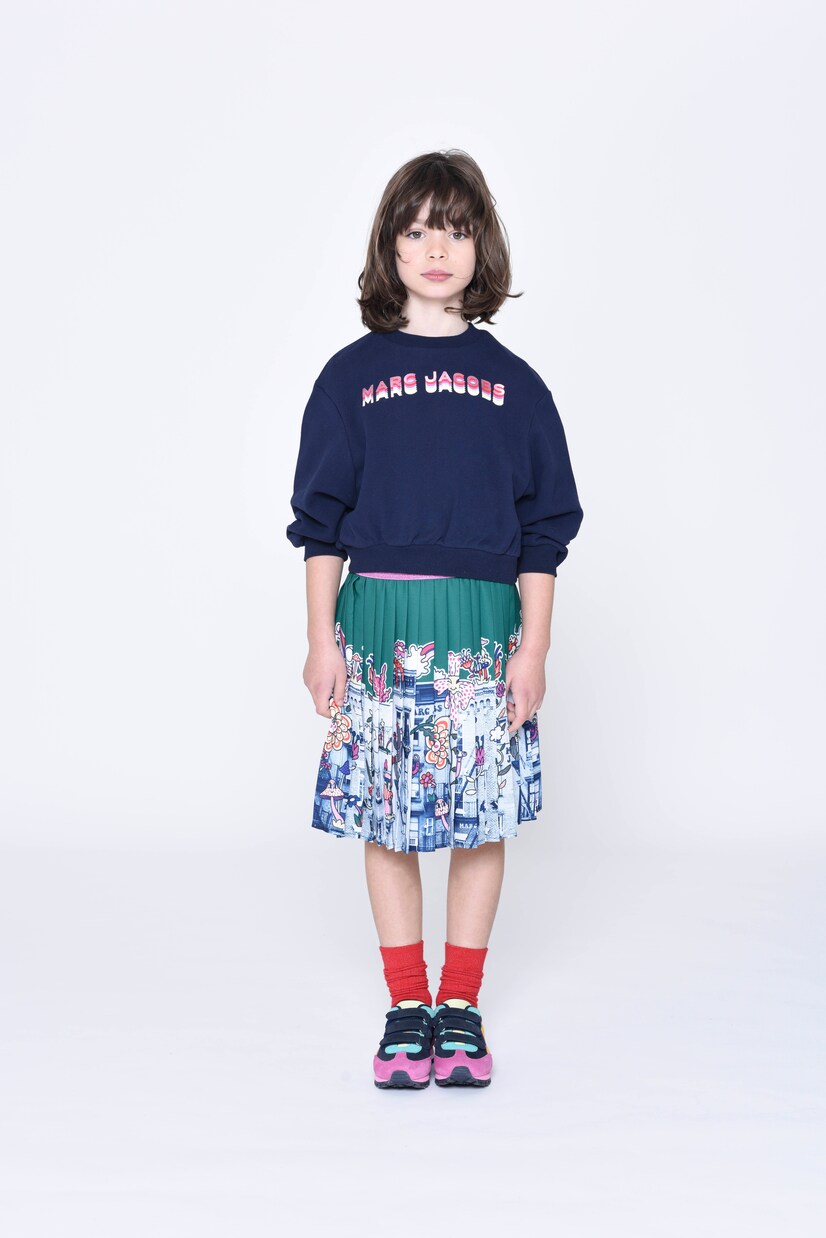 Sweat-shirt en coton à logo | Marc Jacobs Kids