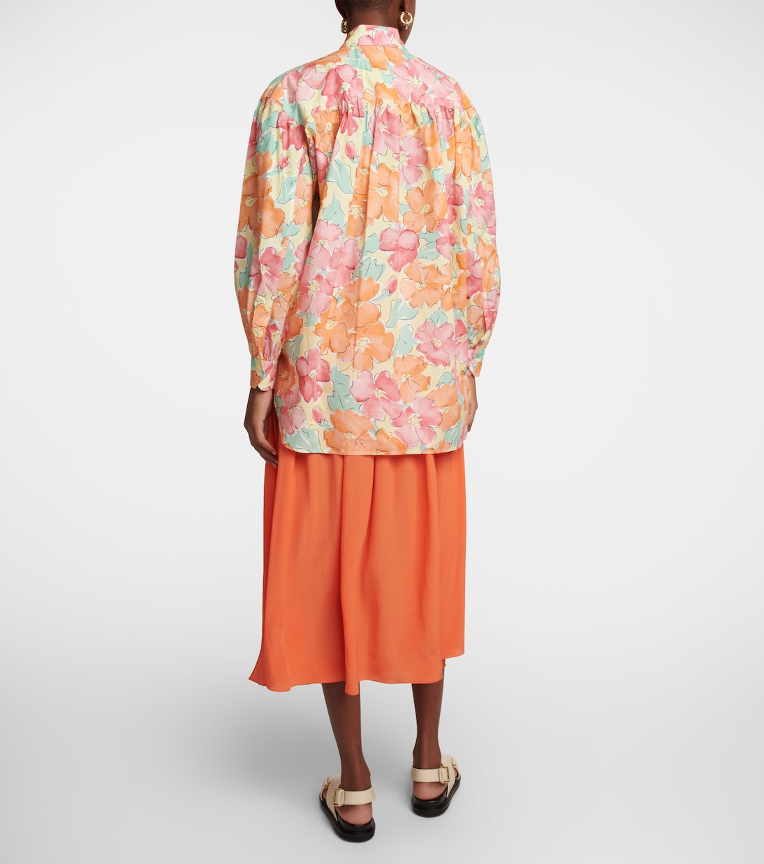 Bedrucktes Hemd aus Baumwolle | Plan C