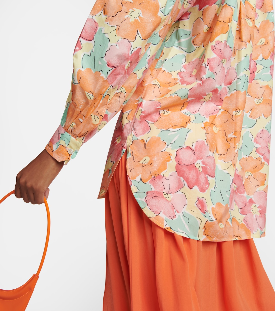 Bedrucktes Hemd aus Baumwolle | Plan C