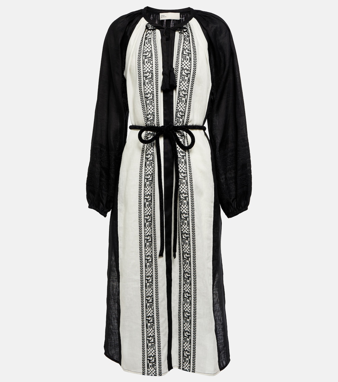 Bestickter Kaftan aus Leinen | Tory Burch