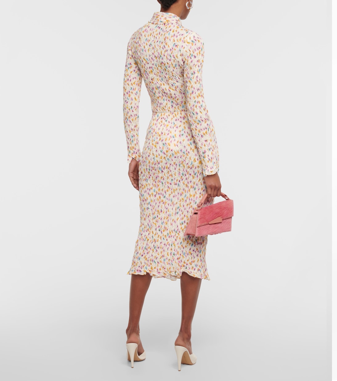 Floral plissé midi skirt | Dorothee Schumacher