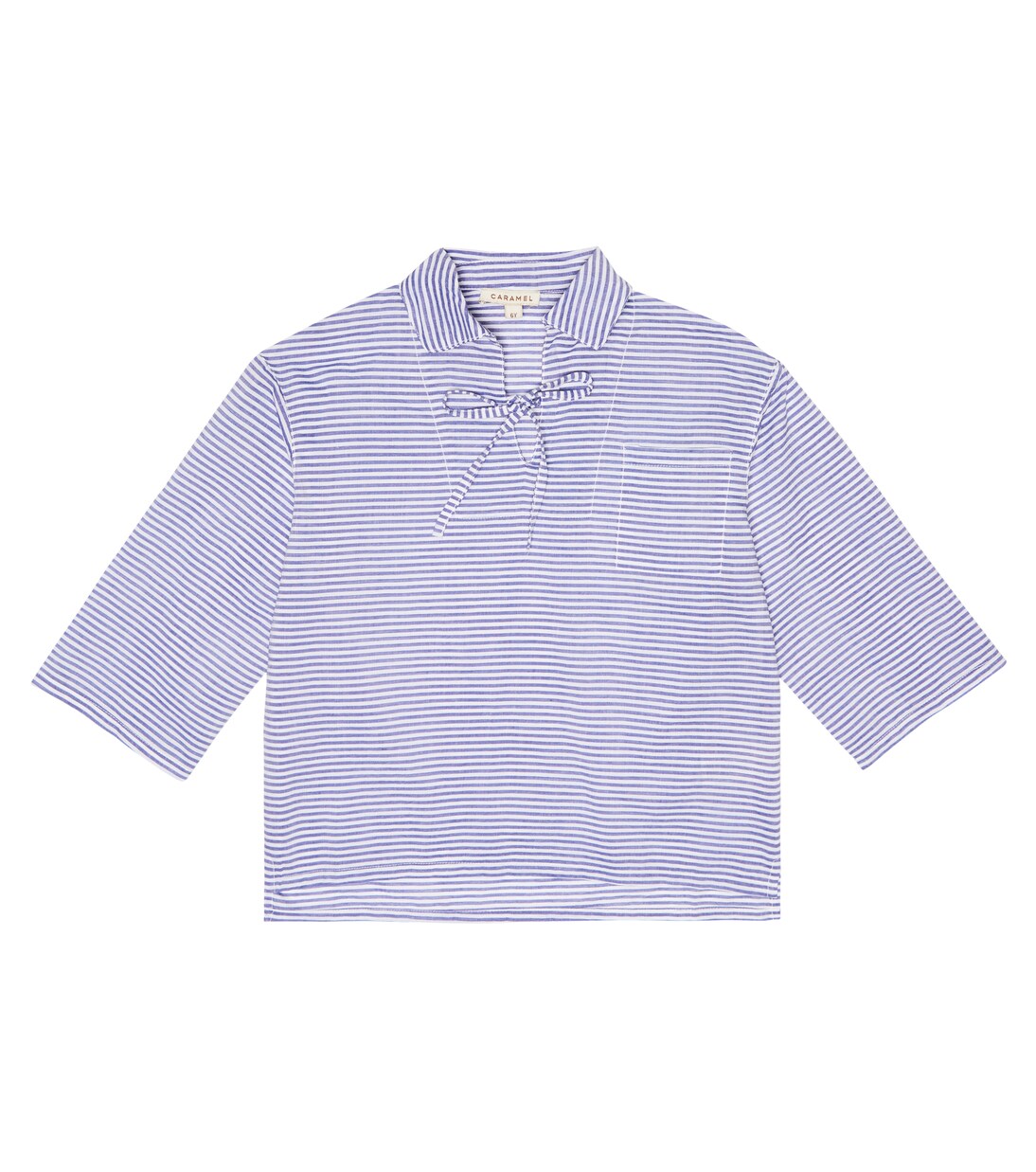 Artichoke cotton voile top | Caramel