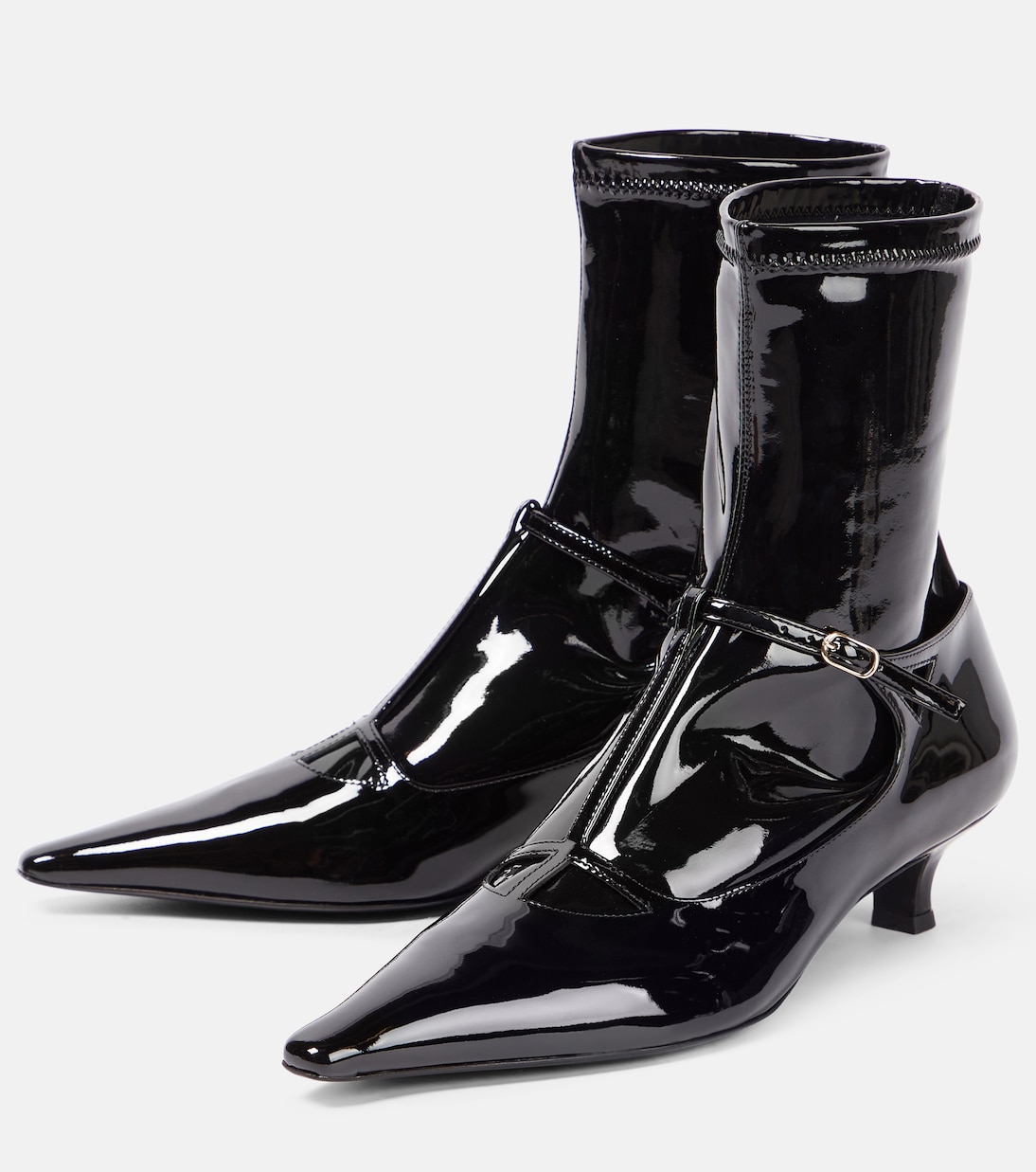 Cyd patent leather ankle boots | The Row