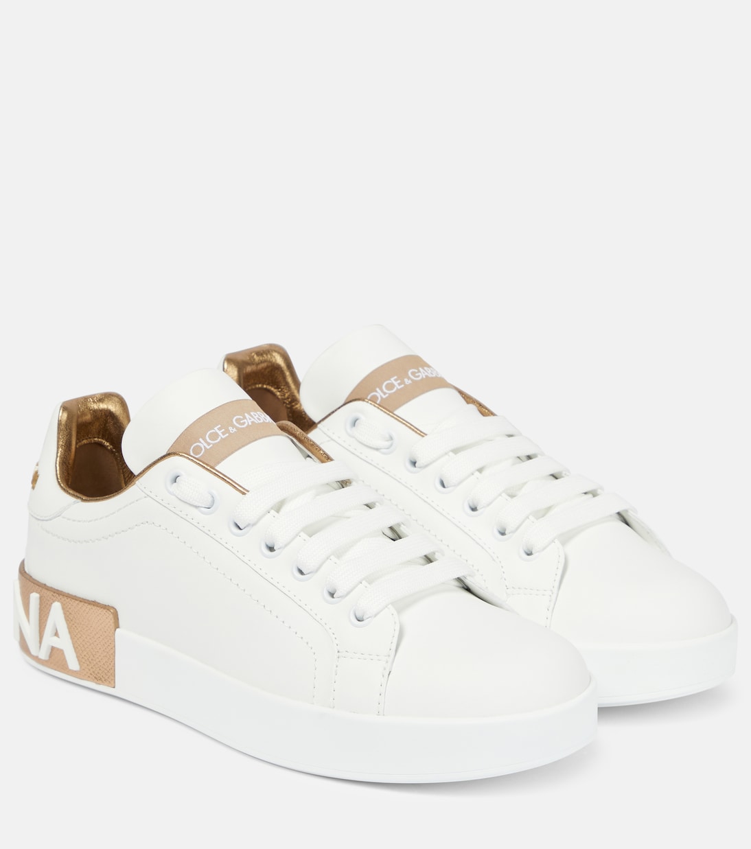Portofino leather sneakers | Dolce&Gabbana