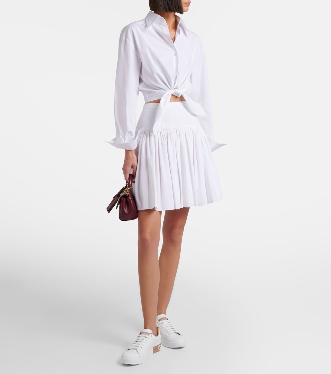 Portofino leather sneakers | Dolce&Gabbana