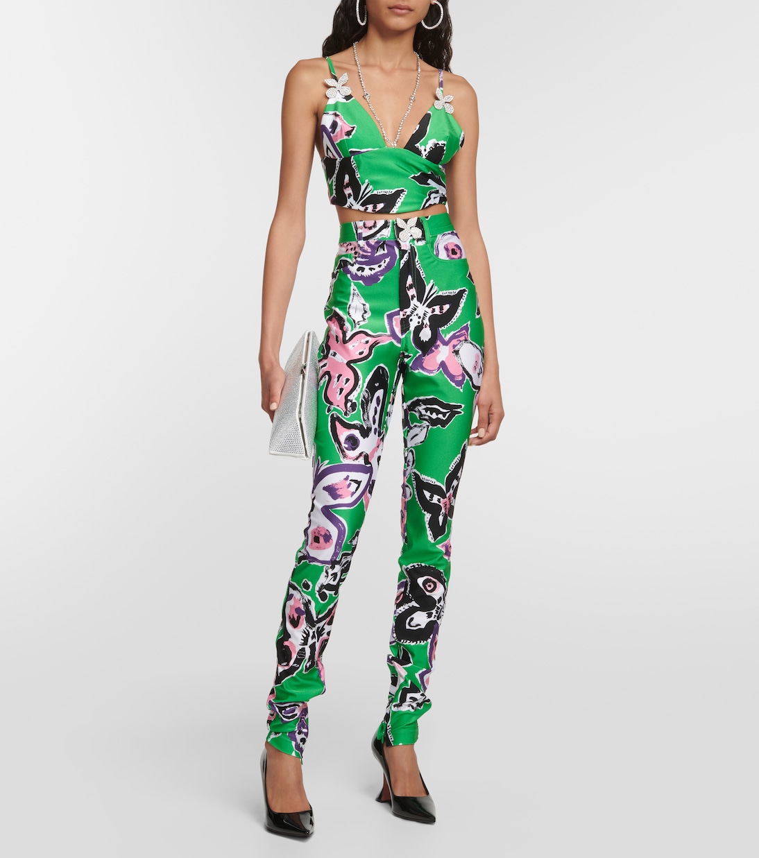 Bedrucktes Cropped-Top | Area