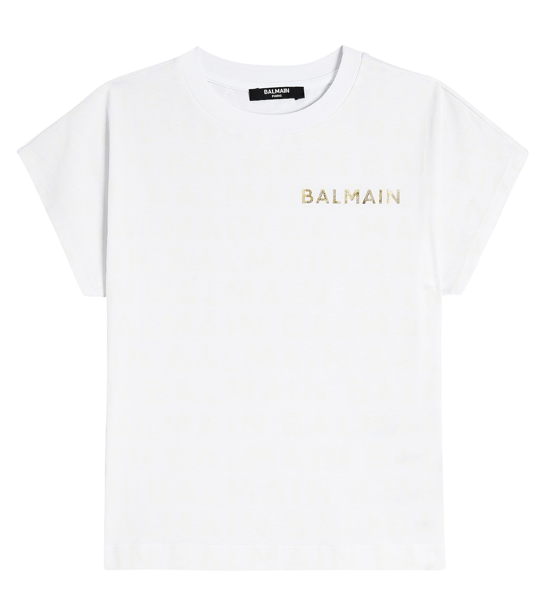 Logo cotton jersey T-shirt | Balmain Kids