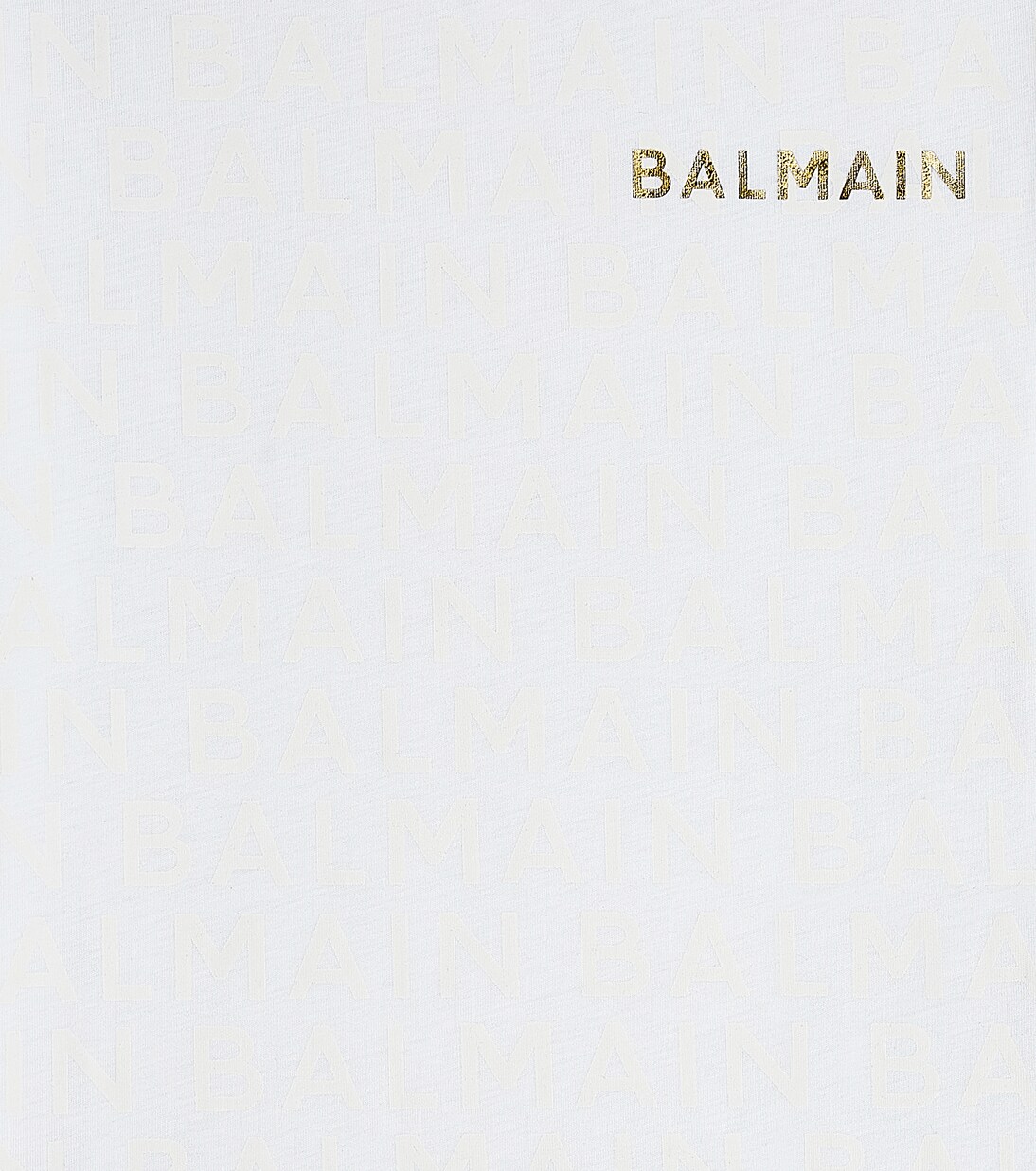 Logo cotton jersey T-shirt | Balmain Kids