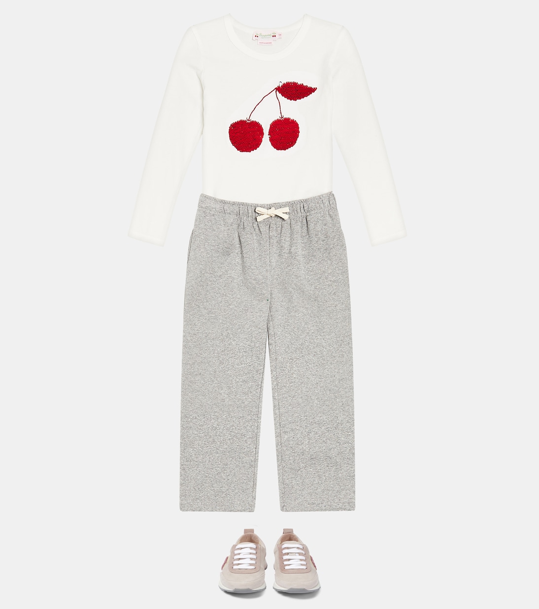 Tidjiane sequined cotton jersey T-shirt  | Bonpoint