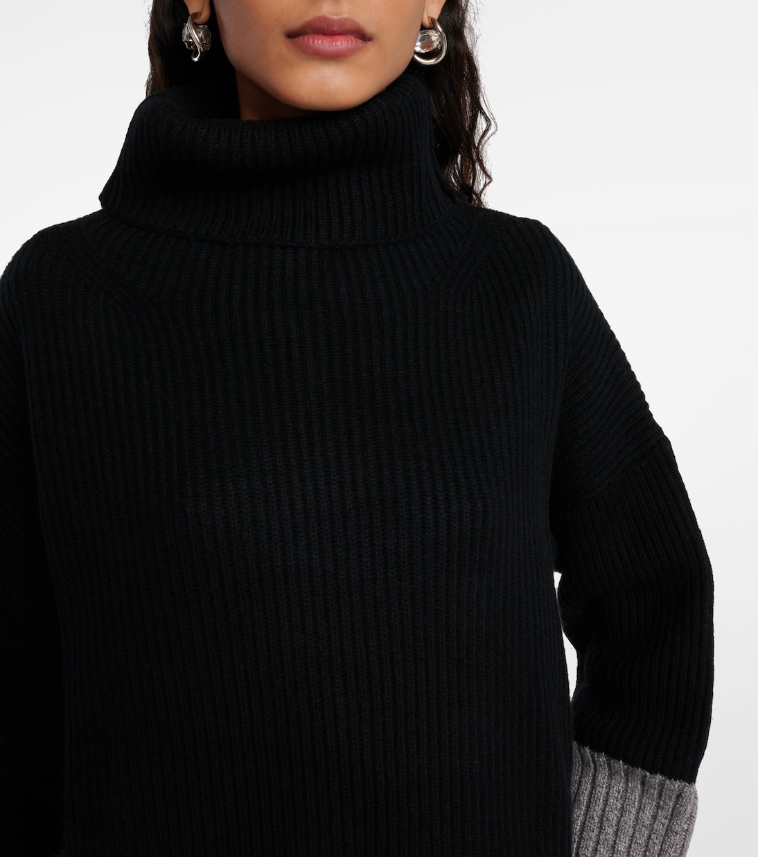 Pull Colour Block en laine et cachemire | Joseph