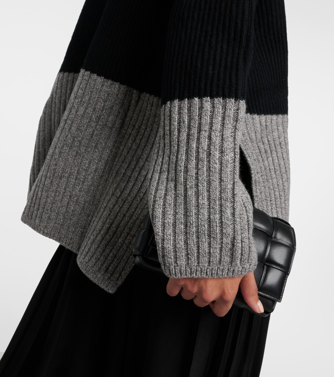 Pull Colour Block en laine et cachemire | Joseph