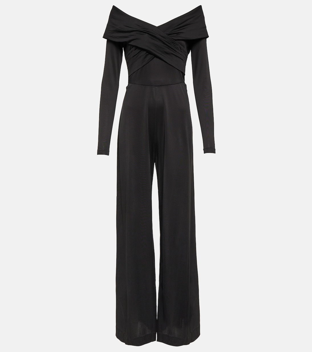 Lucien jersey off-shoulder jumpsuit | Diane von Furstenberg