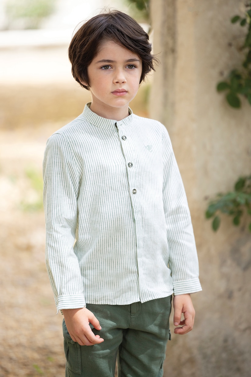 Hemd aus Baumwolle und Leinen | Tartine et Chocolat