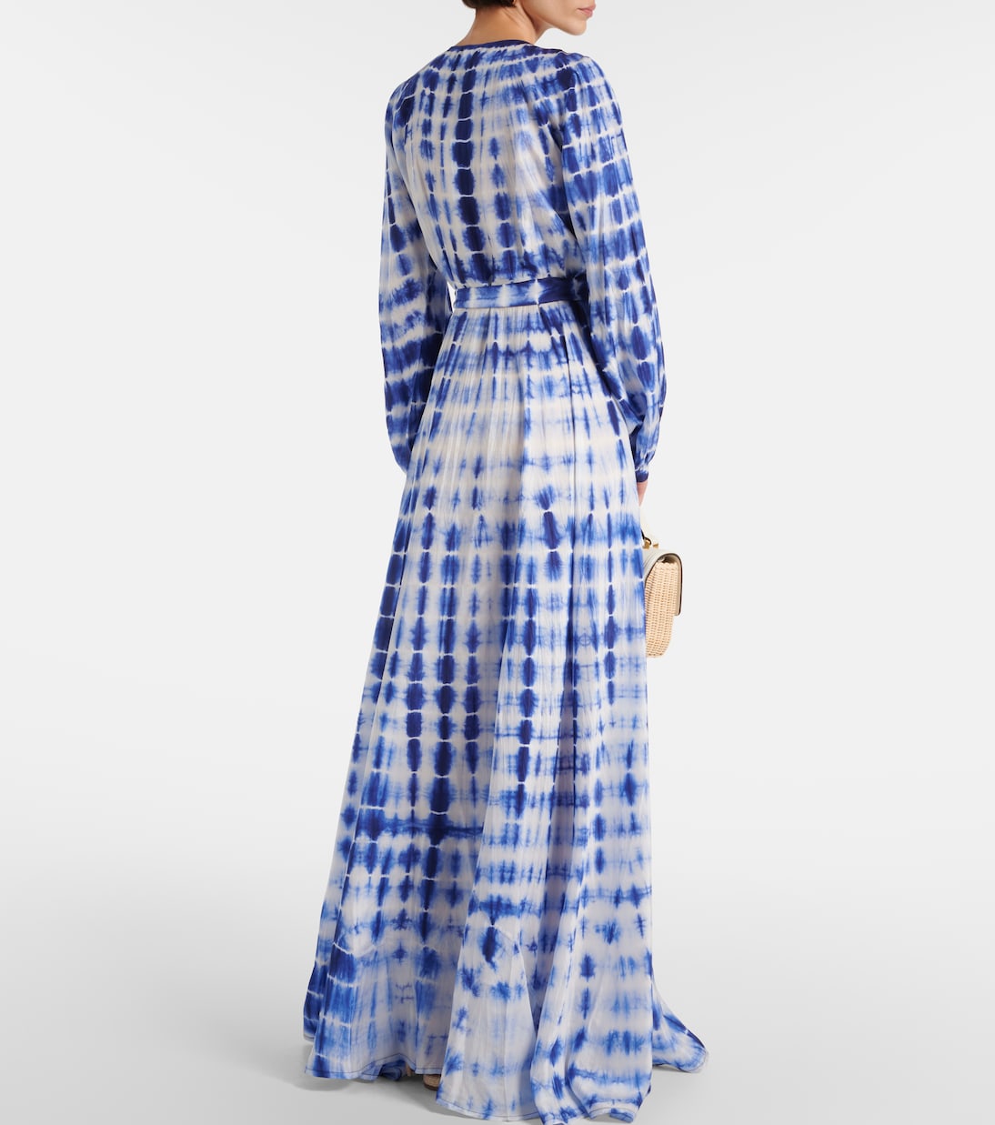 Wickelkleid aus Seiden-Twill | Anna Kosturova