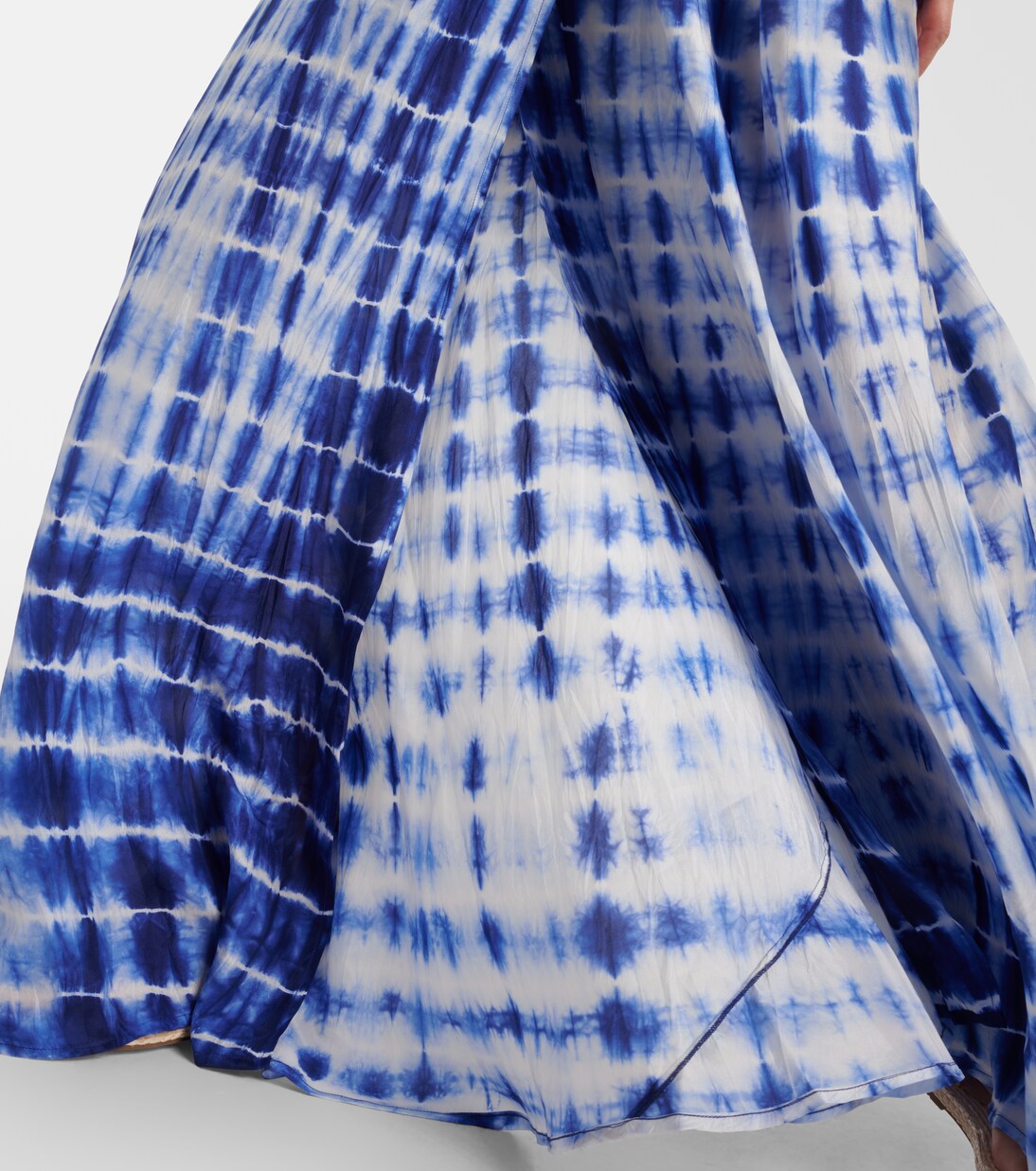 Wickelkleid aus Seiden-Twill | Anna Kosturova