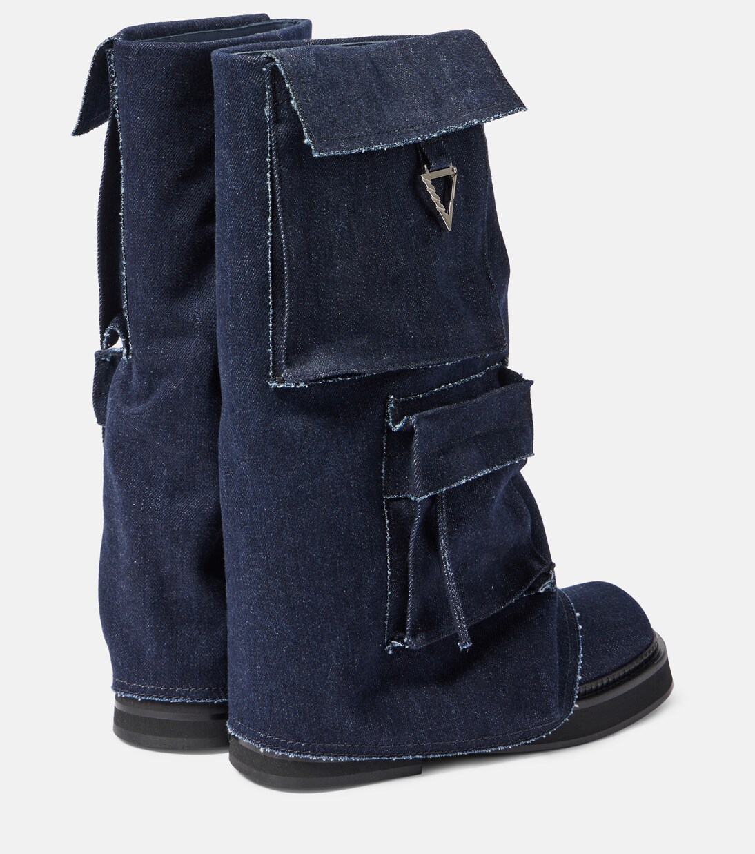 Stiefel Robin aus Denim | The Attico