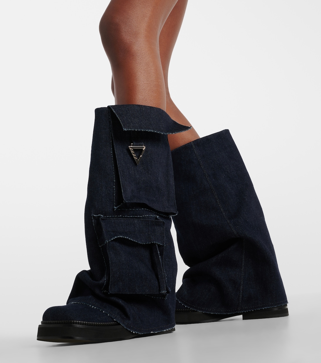 Stiefel Robin aus Denim | The Attico