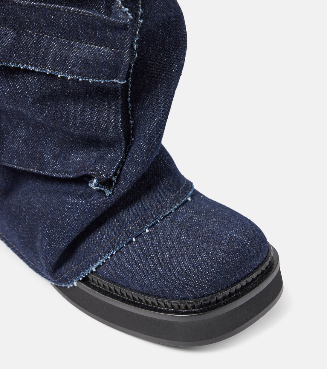 Stiefel Robin aus Denim | The Attico