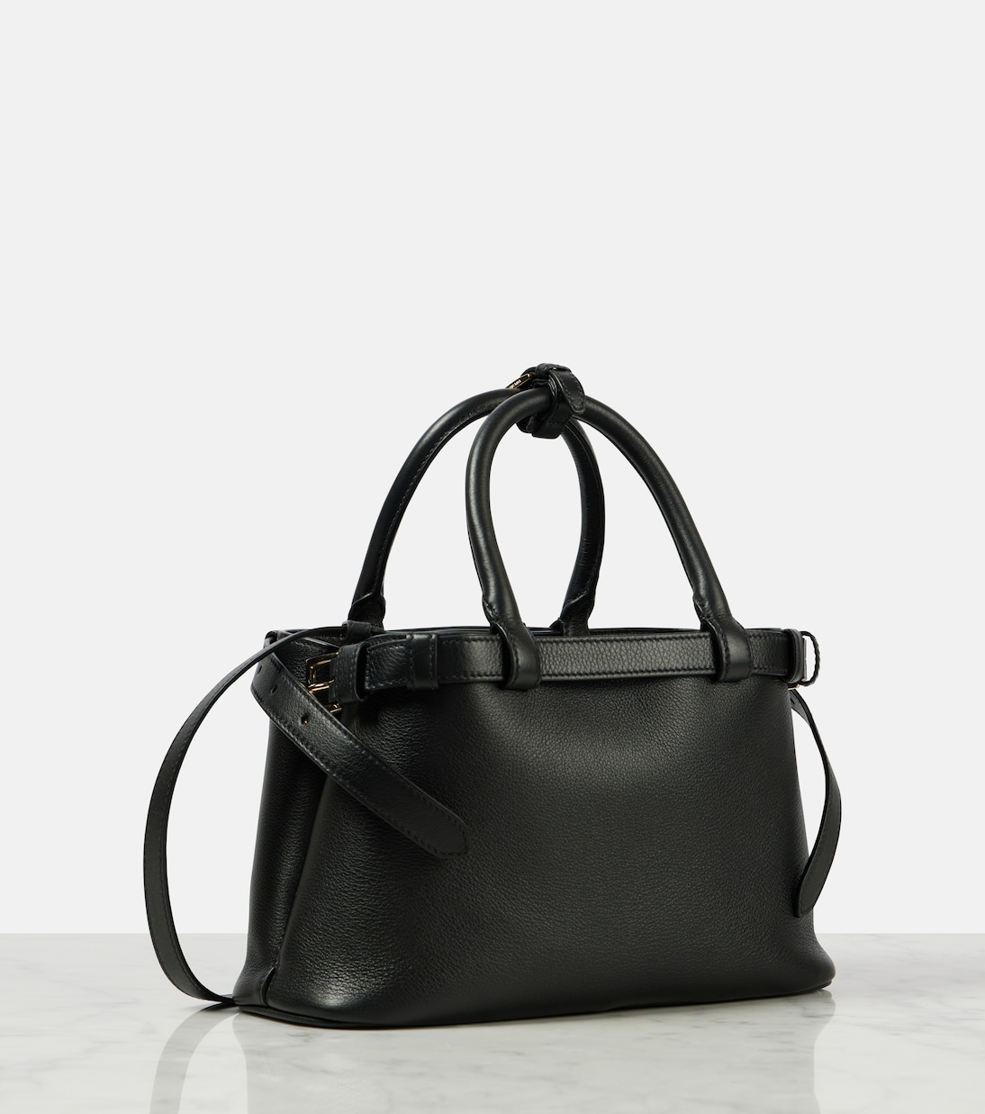 Prada Buckle Small leather tote bag | Prada