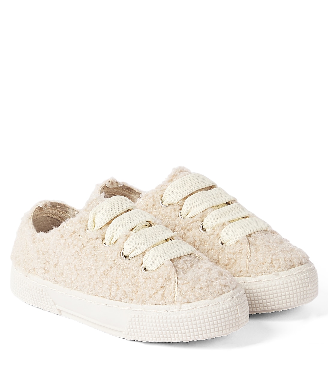 Faux shearling sneakers | Il Gufo