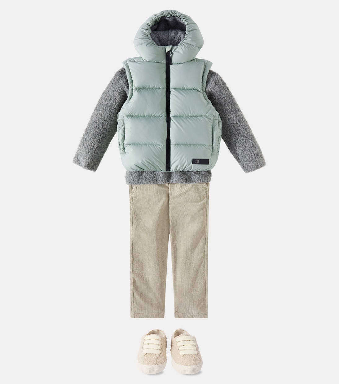 Faux shearling sneakers | Il Gufo