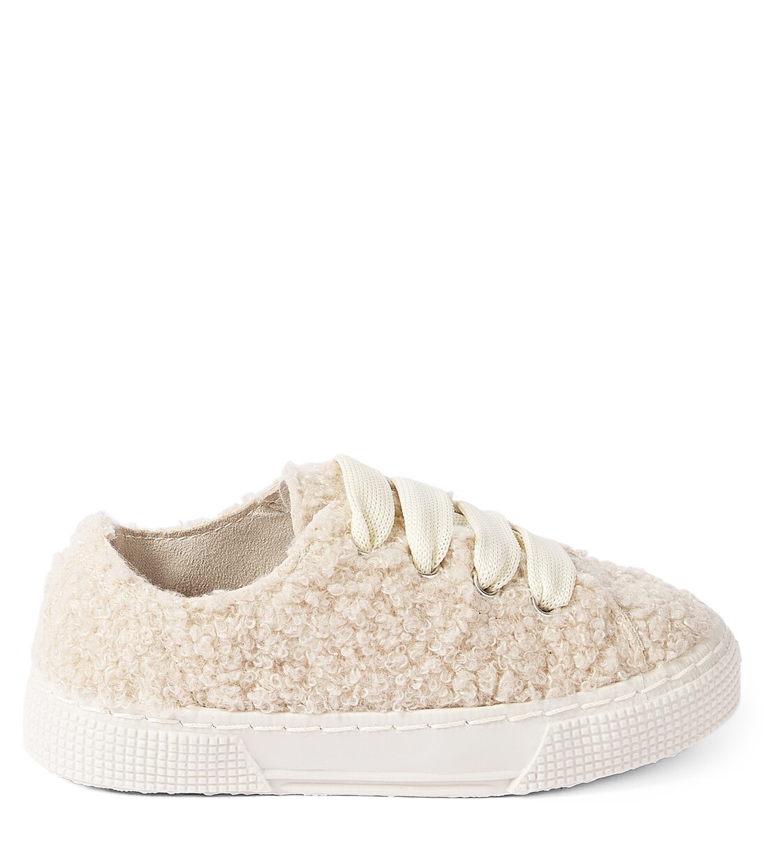 Faux shearling sneakers | Il Gufo