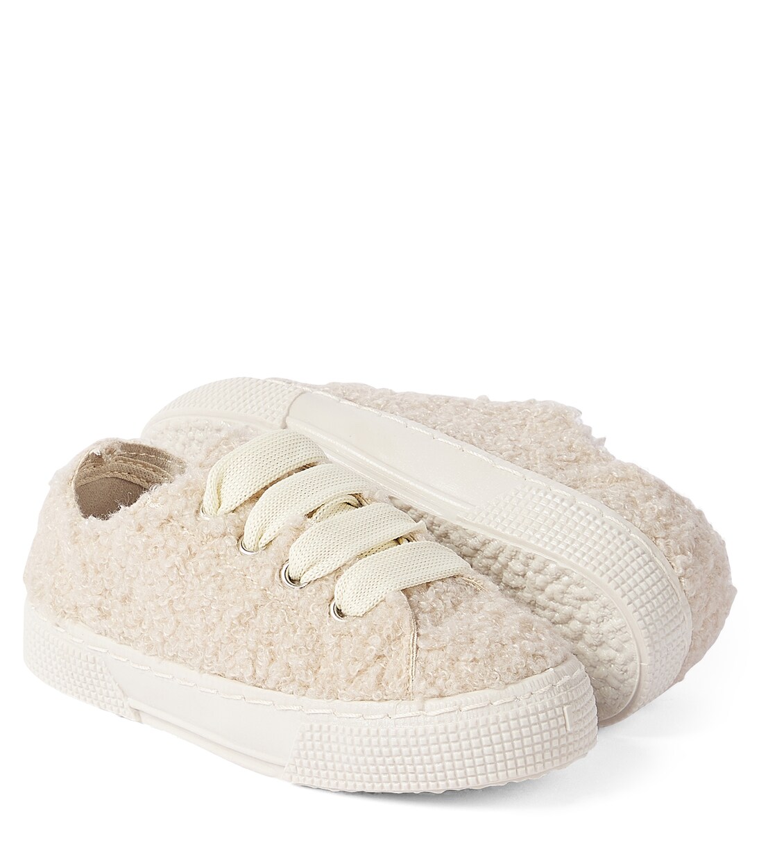 Faux shearling sneakers | Il Gufo