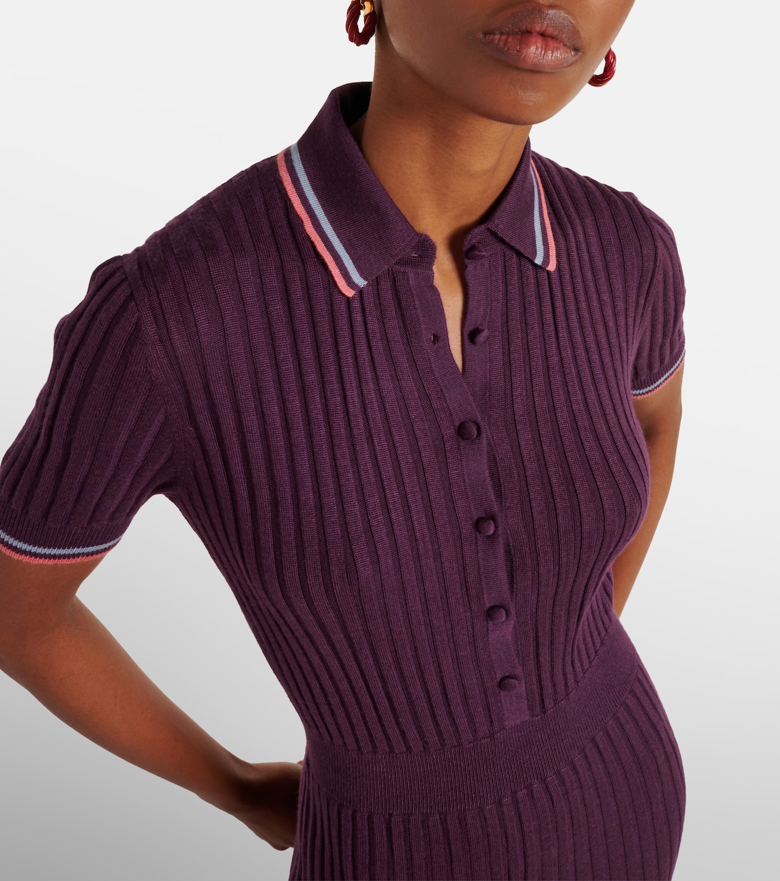 Polokleid Eyot aus Seide und Kaschmir | Gabriela Hearst