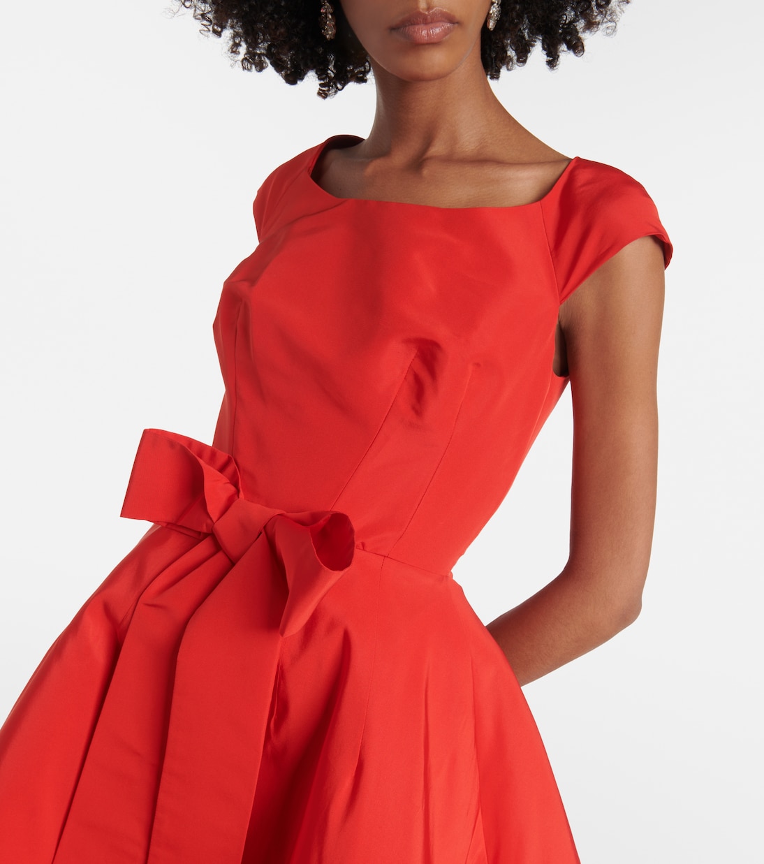 Midikleid aus Seide | Monique Lhuillier