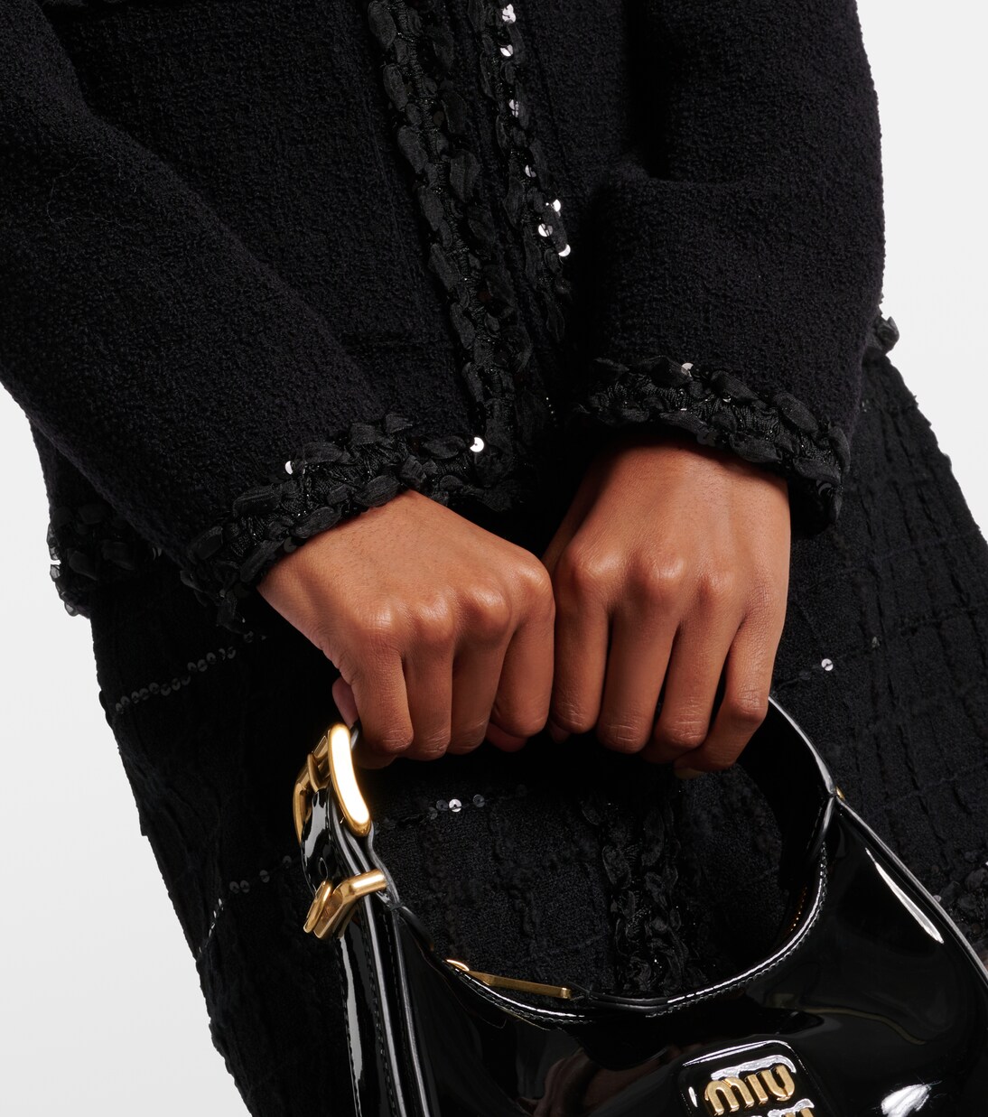 Jacke aus einem Wollgemisch mit Pailletten | Giambattista Valli