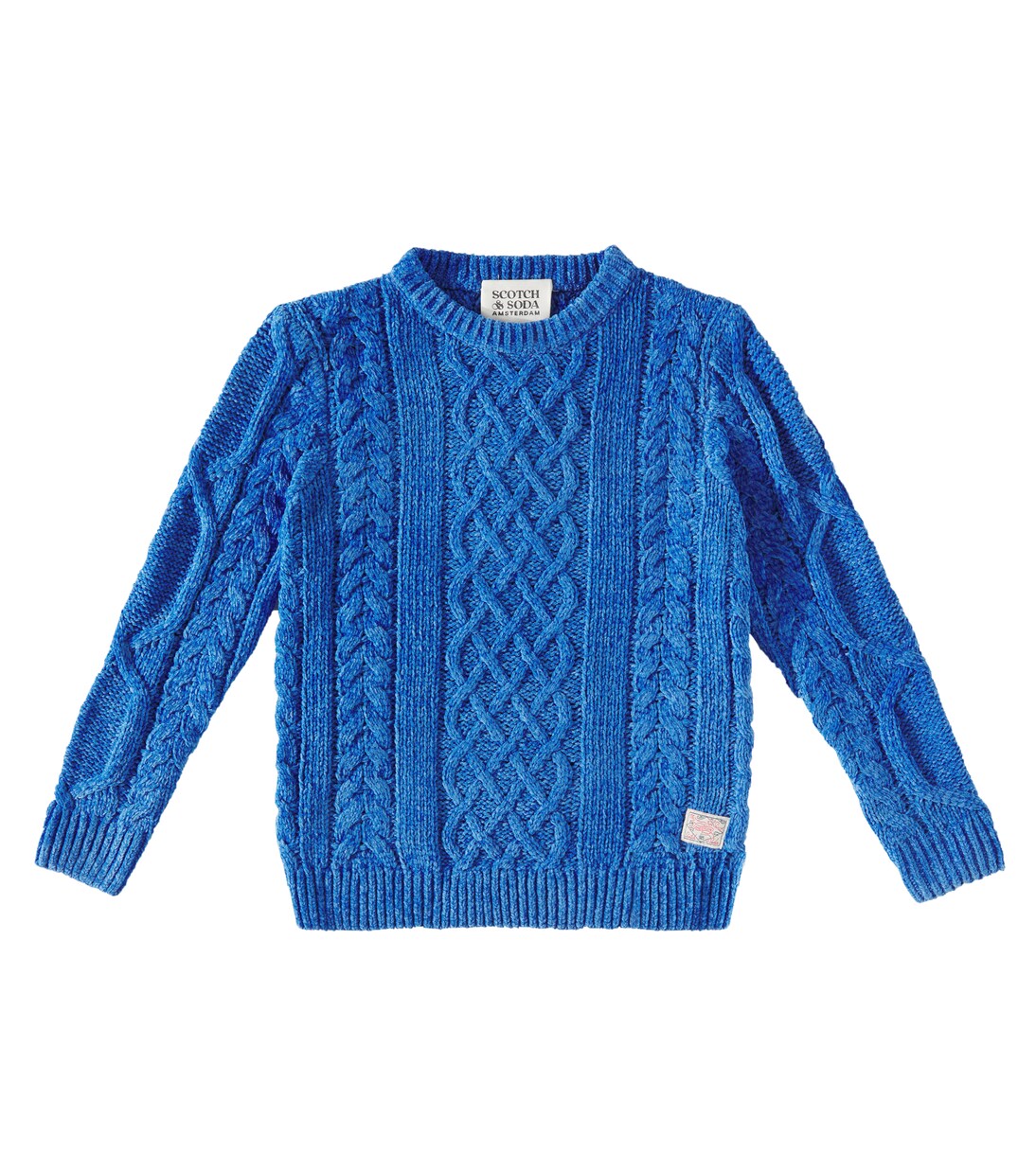 Cable-knit chenille sweater | Scotch & Soda Kids